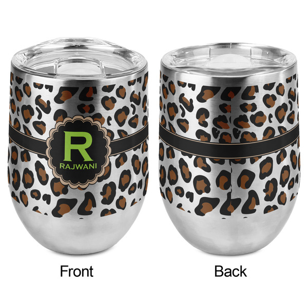 Granite Leopard Stemless Wine Tumbler - Full Print - Approval
