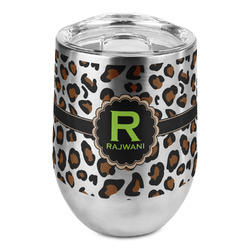 Granite Leopard Stemless Wine Tumbler - Full Print (Personalized)
