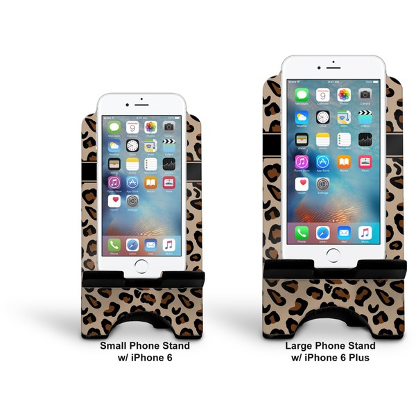 Granite Leopard Stylized Phone Stand - Comparison