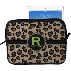 Granite Leopard Tablet Case / Sleeve - Large (Personalized)