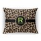 Granite Leopard Throw Pillow (Rectangular - 12x16)