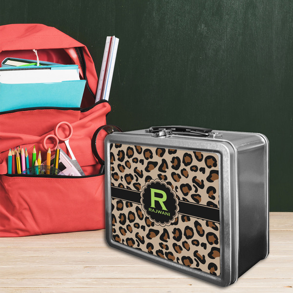 Granite Leopard Tin Lunchbox - LIFESTYLE