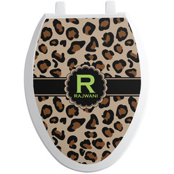 Granite Leopard Toilet Seat Decal - Elongated (Personalized)