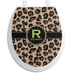 Granite Leopard Toilet Seat Decal (Personalized)