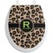 Granite Leopard Toilet Seat Decal (Personalized)