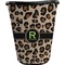Granite Leopard Waste Basket - Single Sided (Black) (Personalized)