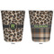 Granite Leopard Trash Can White - Front and Back - Apvl