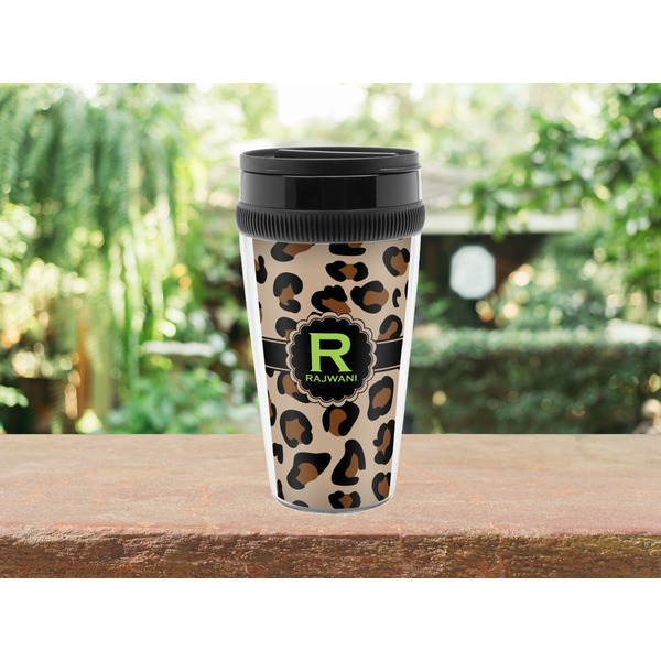 Granite Leopard Travel Mug Lifestyle (Personalized)