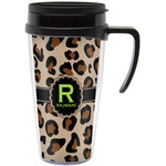 Granite Leopard Acrylic Travel Mug with Handle (Personalized)