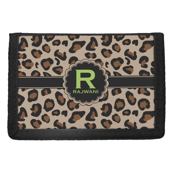 Custom Granite Leopard Trifold Wallet (Personalized)