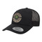 Granite Leopard Trucker Hat - Black (Personalized)