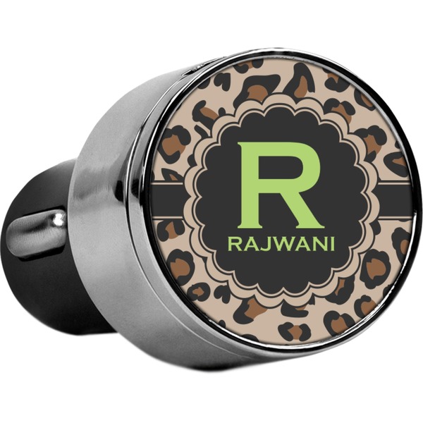 Custom Granite Leopard USB Car Charger (Personalized)