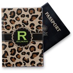 Granite Leopard Vinyl Passport Holder (Personalized)