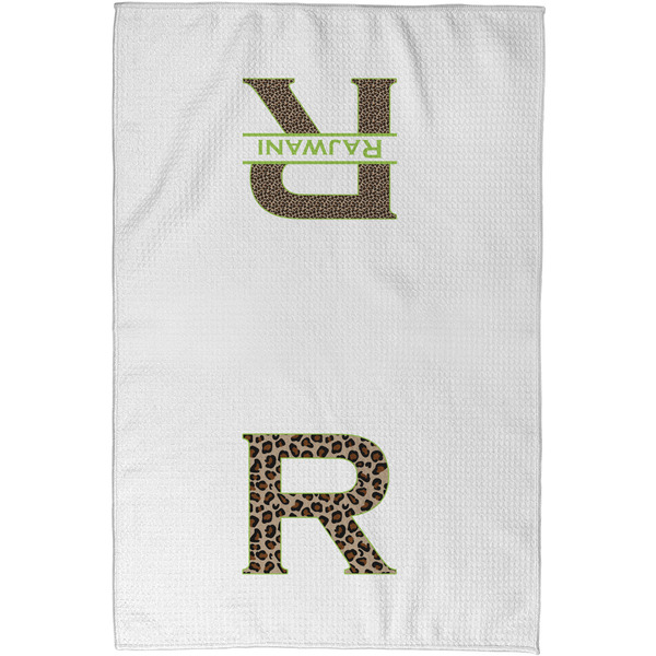 Granite Leopard Waffle Towel - Partial Print - Approval Image