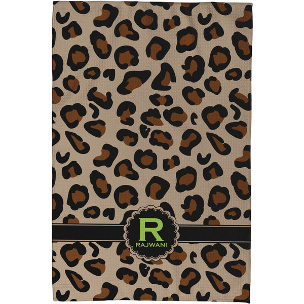 Granite Leopard Waffle Weave Towel - Full Color Print - Approval Image