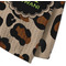 Granite Leopard Waffle Weave Towel - Closeup of Material Image