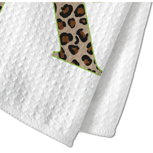 Granite Leopard Waffle Weave Towel - Closeup of Material Image