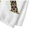 Granite Leopard Waffle Weave Towel - Closeup of Material Image