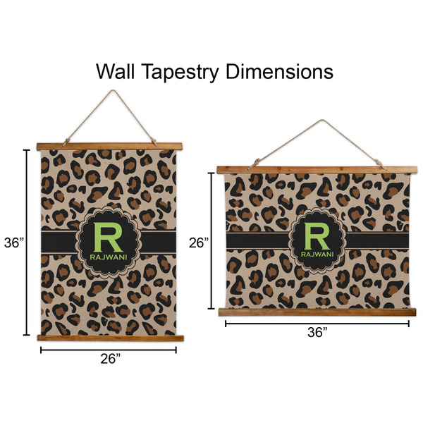Granite Leopard Wall Hanging Tapestries - Parent/Sizing