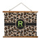 Granite Leopard Wall Hanging Tapestry - Wide (Personalized)