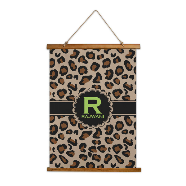 Custom Granite Leopard Wall Hanging Tapestry - Tall (Personalized)