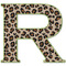 Granite Leopard Wall Letter Decal