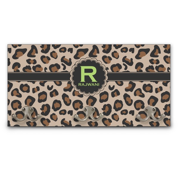 Custom Granite Leopard Wall Mounted Coat Rack (Personalized)