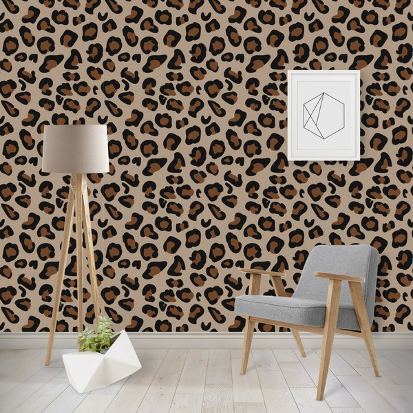 Custom Granite Leopard Wallpaper & Surface Covering (Water Activated - Removable)