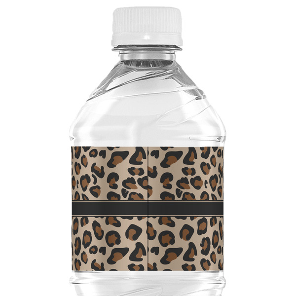 Granite Leopard Water Bottle Label - Back View