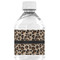 Granite Leopard Water Bottle Label - Back View