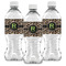 Granite Leopard Water Bottle Labels - Front View