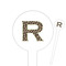 Granite Leopard Round Plastic Food Picks (Personalized)