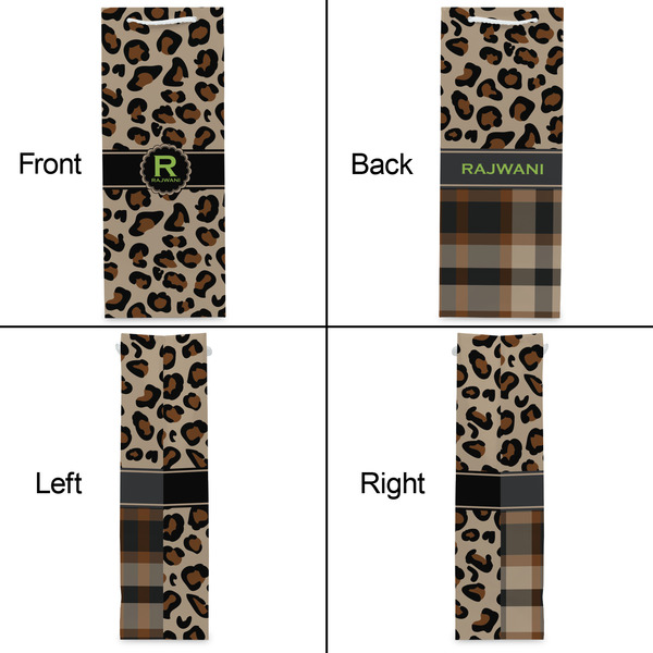 Granite Leopard Wine Gift Bag - Gloss - Approval