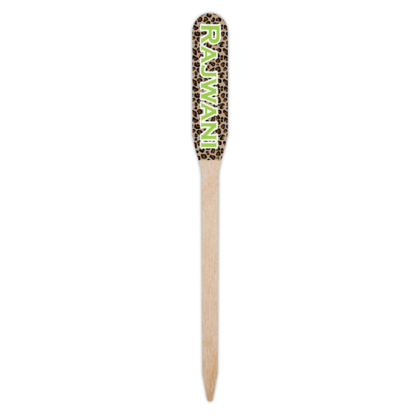 Granite Leopard Wooden Food Pick - Paddle - Single Pick