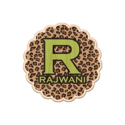 Granite Leopard Genuine Maple or Cherry Wood Sticker (Personalized)