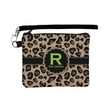 Granite Leopard Wristlet ID Case w/ Name and Initial