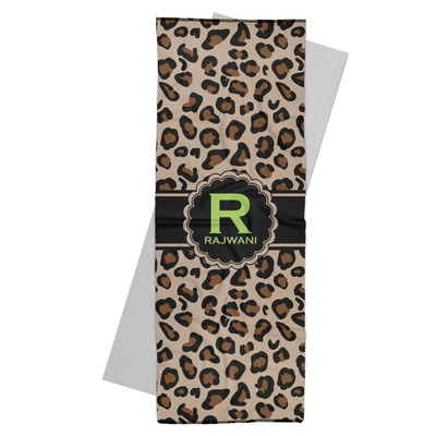 Granite Leopard Yoga Mat Towel (Personalized)