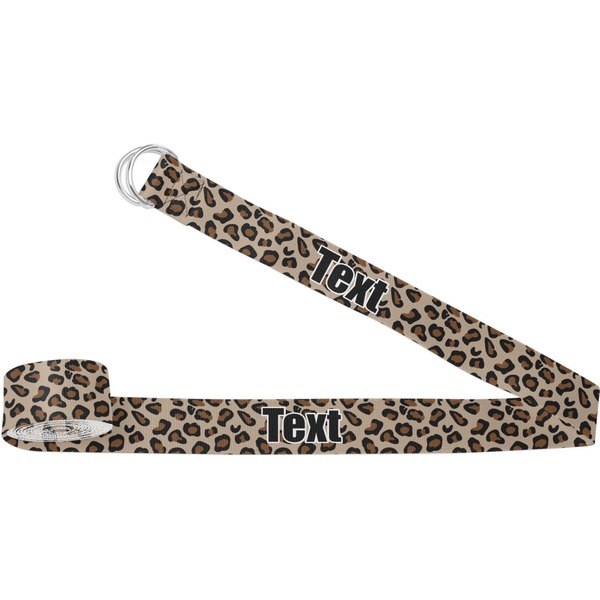 Custom Granite Leopard Yoga Strap (Personalized)