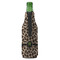 Granite Leopard Zipper Bottle Cooler - BACK (bottle)