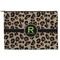 Granite Leopard Zipper Pouch - Large - 12.5"x8.5" (Personalized)