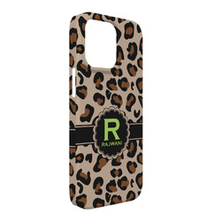 Granite Leopard iPhone Case - Plastic - iPhone 13 Pro Max (Personalized)