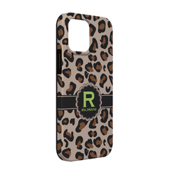 Granite Leopard iPhone Case - Rubber Lined - iPhone 13 (Personalized)