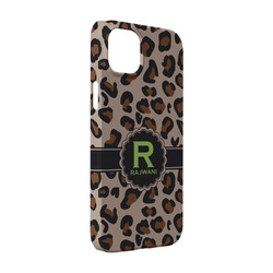 Granite Leopard iPhone Case - Plastic - iPhone 14 (Personalized)