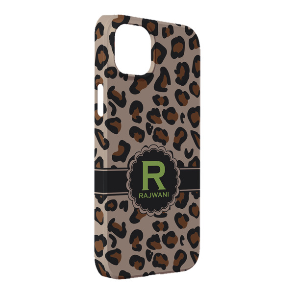Custom Granite Leopard iPhone Case - Plastic - iPhone 14 Pro Max (Personalized)
