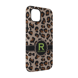 Granite Leopard iPhone Case - Rubber Lined - iPhone 14 Pro (Personalized)