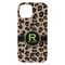 Granite Leopard iPhone 15 Plus Case - Back