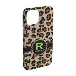 Granite Leopard iPhone Case - Plastic - iPhone 15 Pro (Personalized)