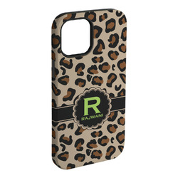 Granite Leopard iPhone Case - Rubber Lined - iPhone 15 Pro Max (Personalized)