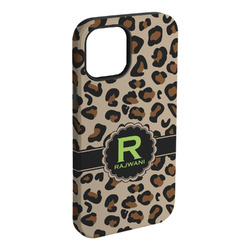 Granite Leopard iPhone Case - Rubber Lined - iPhone 15 Pro Max (Personalized)