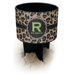 Granite Leopard Black Beach Spiker Drink Holder (Personalized)